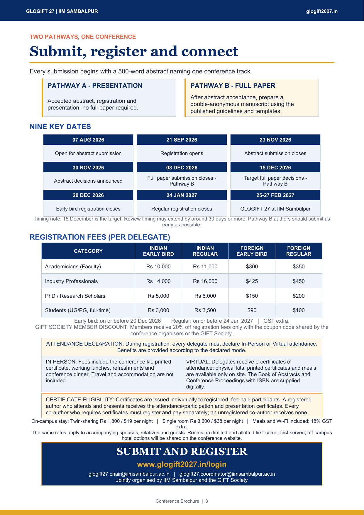 Conference Brochure, page 3