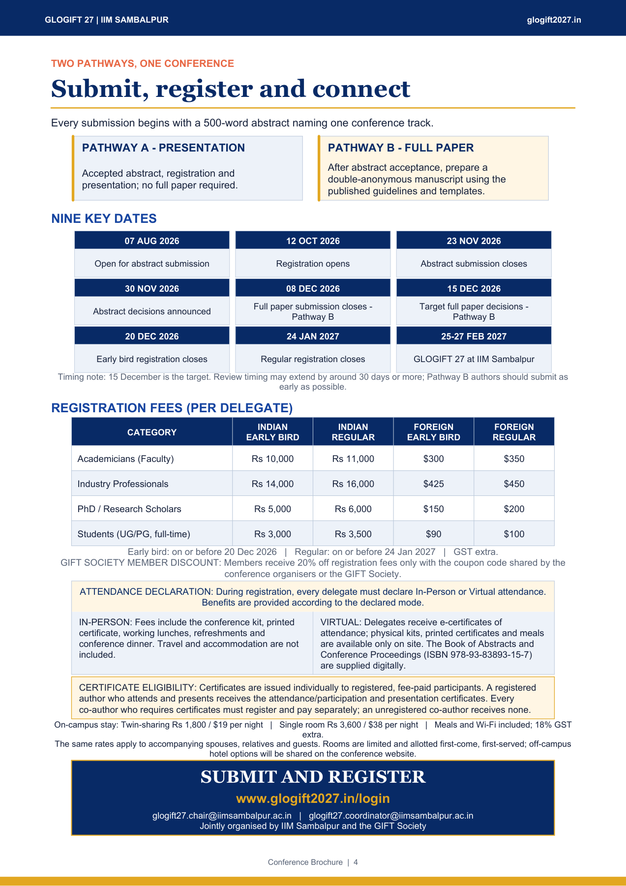Conference Brochure, page 4